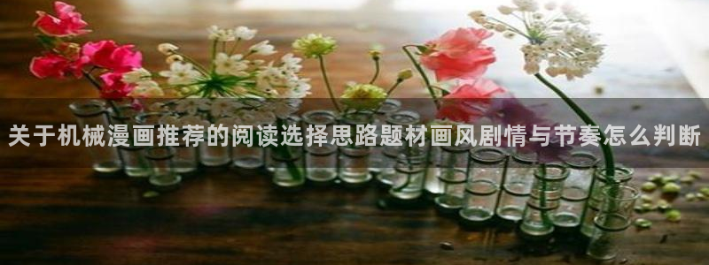 羞羞漫画连载漫画：关于机械漫画推荐的阅读选择思路题材画风剧情与节奏怎么判断