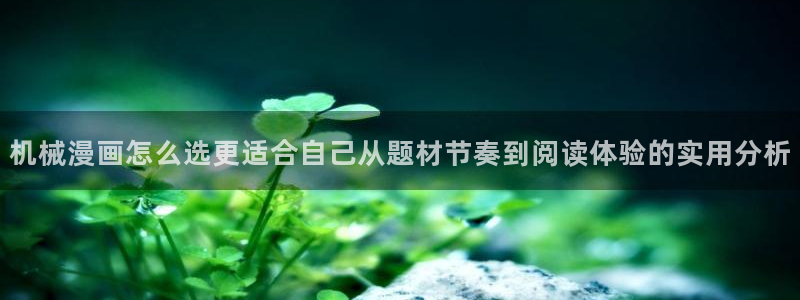 羞羞漫画漫画入口:机械漫画怎么选更适合自己从题材节奏到阅读体验的实用分析